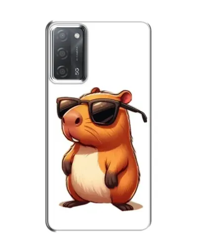 Чохол для OPPO A55 з картинкою «Капібара в окулярах»