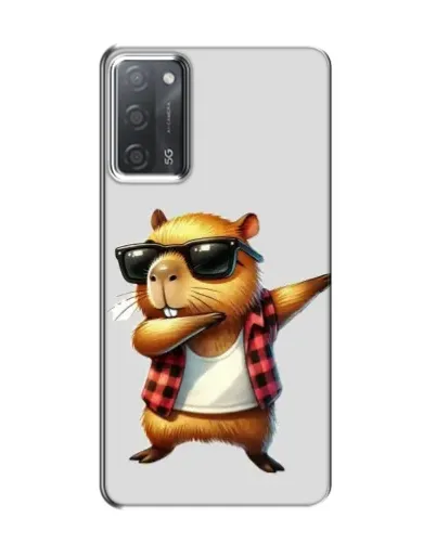 Чохол для OPPO A55 з картинкою «Капібара репер даб»