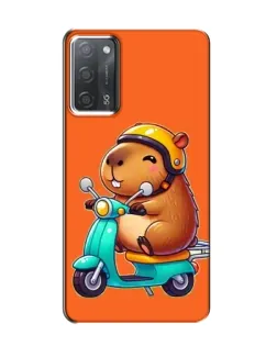 Чохол для OPPO A55 з картинкою «Капібара на скутері» Чохол для OPPO A55 з картинкою «Капібара на скутері»