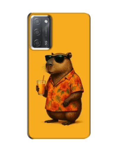 Чохол для OPPO A55 з картинкою «Капібара на відпочинку»