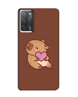 Чохол для OPPO A55 з картинкою «Капібара з серцем» Чохол для OPPO A55 з картинкою «Капібара з серцем»