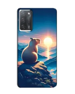 Чохол для OPPO A55 з картинкою «Захід сонця з капібарою» Чохол для OPPO A55 з картинкою «Захід сонця з капібарою»