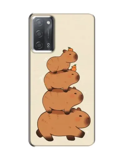 Чохол для OPPO A55 з картинкою «Вежа з капібар»
