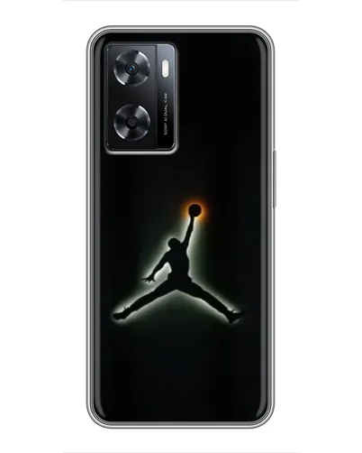 Чехол для OPPO A57s с картинкой «Jordan Gradient Logo»