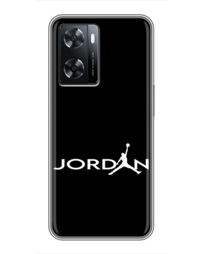 Чехол для OPPO A57s с картинкой «Jordan White Logo»