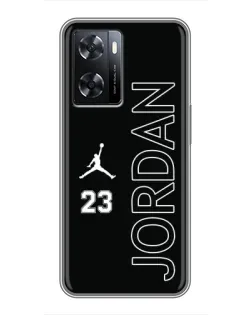 Чохол для OPPO A57s з картинкою «Jordan Vertical»