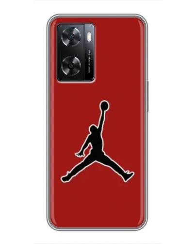Чехол для OPPO A57s с картинкой «Jordan Red Back»