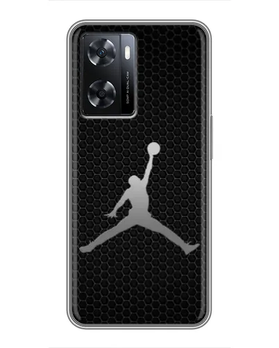 Чехол для OPPO A57s с картинкой «Jordan Dark Carbon»