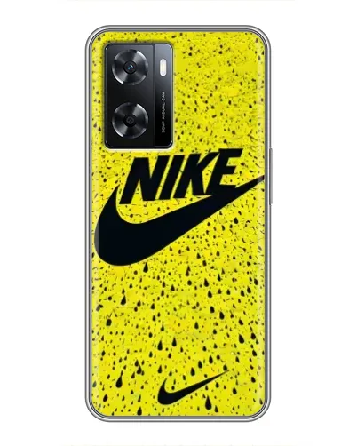 Чехол для OPPO A57s с картинкой «Желтый текстурный Nike» Чехол для OPPO A57s с картинкой «Желтый текстурный Nike»