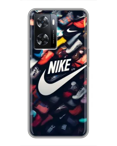 Чехол для OPPO A57s с картинкой «Коллекция кроссовок Nike» Чехол для OPPO A57s с картинкой «Коллекция кроссовок Nike»