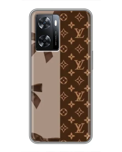 Чехол для OPPO A57s с картинкой «Louis Vuitton — банты»
