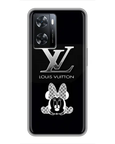 Чехол для OPPO A57s с картинкой «LV и Минни Маус»