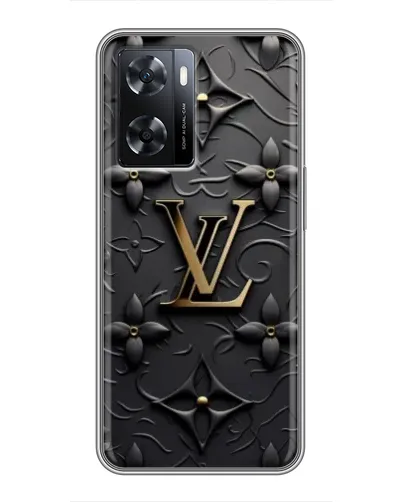 Чехол для OPPO A57s с картинкой «Кожаная текстура LV»