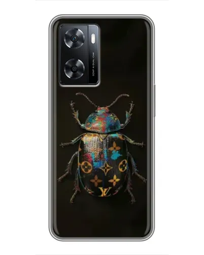 Чехол для OPPO A57s с картинкой «LV — мраморный принт»