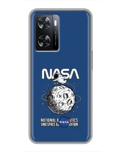 Чохол для OPPO A57s з картинкою «NASA — місячна місія» Чохол для OPPO A57s з картинкою «NASA — місячна місія»
