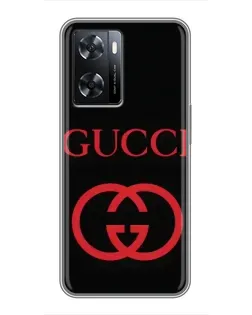 Чохол для OPPO A57s з картинкою «Gucci — червоний логотип» Чохол для OPPO A57s з картинкою «Gucci — червоний логотип»