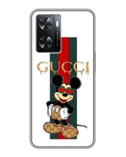 Чохол для OPPO A57s з картинкою «Міккі Маус Gucci — смуги» Чохол для OPPO A57s з картинкою «Міккі Маус Gucci — смуги»