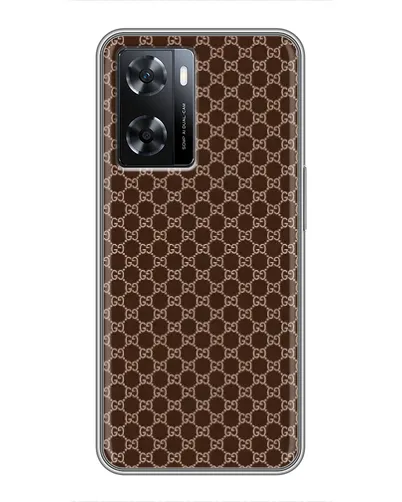 Чехол для OPPO A57s с картинкой «Gucci — шоколадная сетка» Чехол для OPPO A57s с картинкой «Gucci — шоколадная сетка»