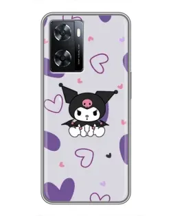 Чехол для OPPO A57s с картинкой «Kuromi и лавандовые сердца» Чехол для OPPO A57s с картинкой «Kuromi и лавандовые сердца»