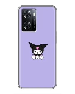 Чехол для OPPO A57s с картинкой «Kuromi — фиолетовый минимализм» Чехол для OPPO A57s с картинкой «Kuromi — фиолетовый минимализм»