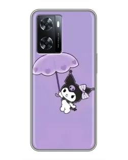 Чехол для OPPO A57s с картинкой «Kuromi с зонтиком» Чехол для OPPO A57s с картинкой «Kuromi с зонтиком»