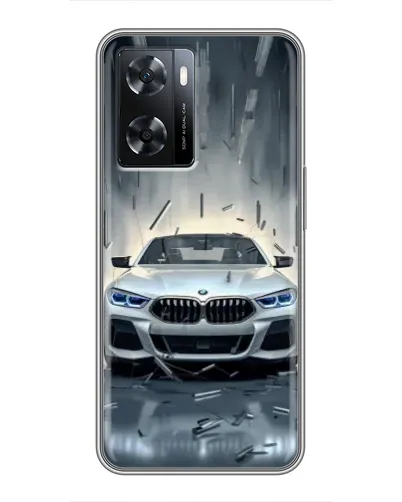 Чохол для OPPO A57s з картинкою «BMW у світлі фар»