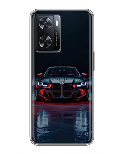 Чохол для OPPO A57s з картинкою «BMW на мокрій дорозі»