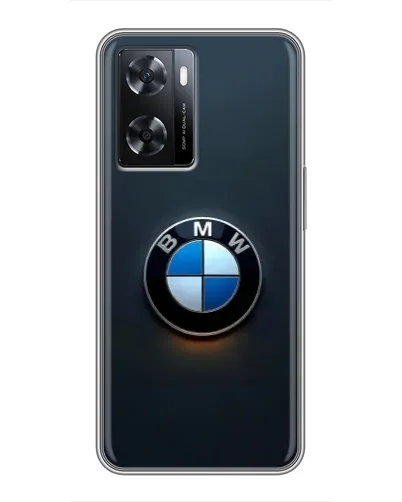 Чохол для OPPO A57s з картинкою «Логотип BMW — мінімалізм»