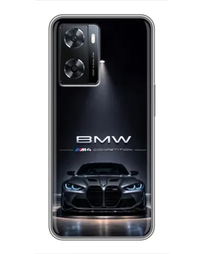 Чехол для OPPO A57s с картинкой «BMW сквозь ночной город» Чехол для OPPO A57s с картинкой «BMW сквозь ночной город»