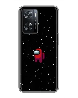 Чехол для OPPO A57s с картинкой «Красный Among Us» Чехол для OPPO A57s с картинкой «Красный Among Us»