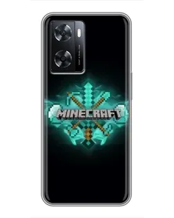 Чохол для OPPO A57s з картинкою «Minecraft Diamond лого» Чохол для OPPO A57s з картинкою «Minecraft Diamond лого»