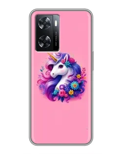 Чехол для OPPO A57s с картинкой «Сказочный единорог»