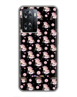 Чехол для OPPO A57s с картинкой «Magic Unicorn паттерн»