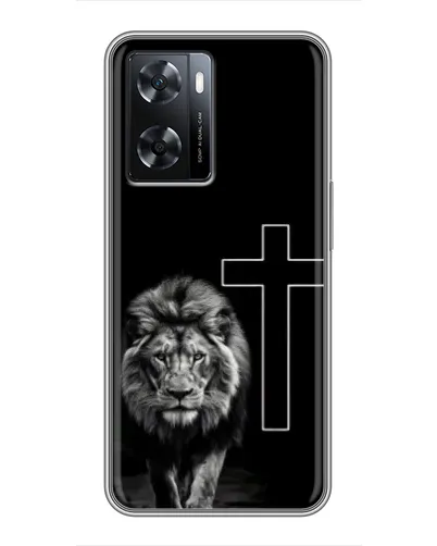 Чехол для OPPO A57s с картинкой «Лев и Крест» Чехол для OPPO A57s с картинкой «Лев и Крест»