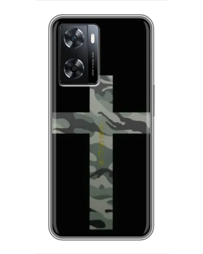 Чехол для OPPO A57s с картинкой «Милитари Крест» Чехол для OPPO A57s с картинкой «Милитари Крест»