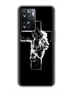 Чехол для OPPO A57s с картинкой «Сияющий крест Jesus» Чехол для OPPO A57s с картинкой «Сияющий крест Jesus»