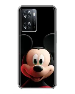 Чехол для OPPO A57s с картинкой «Улыбающийся Микки Маус»