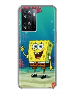 Чехол для OPPO A57s с картинкой «Подводный привет»