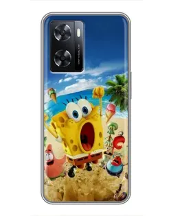 Чехол для OPPO A57s с картинкой «Развлечения на пляже»
