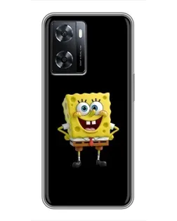 Чехол для OPPO A57s с картинкой «Классический Губка Боб»