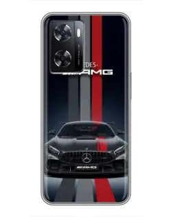 Чохол для OPPO A57s з картинкою «Mercedes — білий карбон» Чохол для OPPO A57s з картинкою «Mercedes — білий карбон»