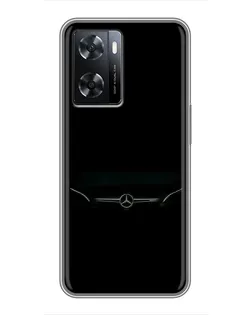 Чехол для OPPO A57s с картинкой «Mercedes Stealth Look»