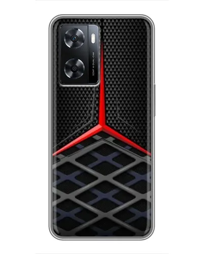 Чехол для OPPO A57s с картинкой «Mercedes Carbon Grid» Чехол для OPPO A57s с картинкой «Mercedes Carbon Grid»