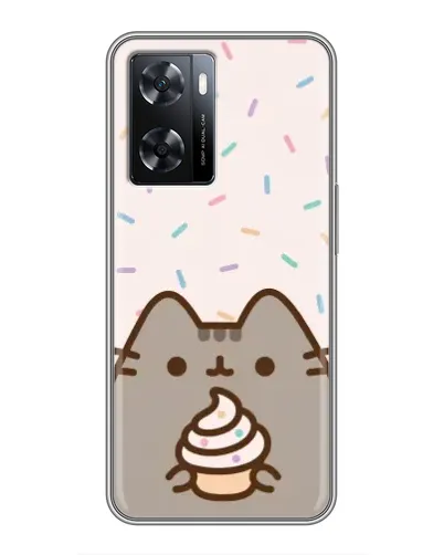 Чохол для OPPO A57s з картинкою «Пушин з кексом» Чохол для OPPO A57s з картинкою «Пушин з кексом»