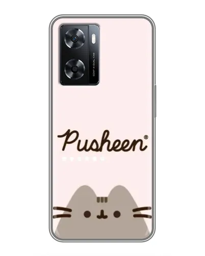 Чохол для OPPO A57s з картинкою «Pusheen логотип» Чохол для OPPO A57s з картинкою «Pusheen логотип»