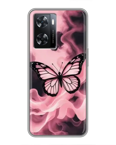 Чехол для OPPO A57s с картинкой «Бабочка в дыму» Чехол для OPPO A57s с картинкой «Бабочка в дыму»