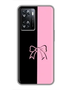 Чехол для OPPO A57s с картинкой «Половинки банта» Чехол для OPPO A57s с картинкой «Половинки банта»