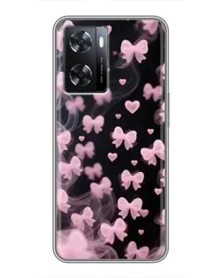 Чехол для OPPO A57s с картинкой «Неоновое кружево» Чехол для OPPO A57s с картинкой «Неоновое кружево»