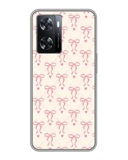 Чехол для OPPO A57s с картинкой «Розовые бантики Coquette» Чехол для OPPO A57s с картинкой «Розовые бантики Coquette»