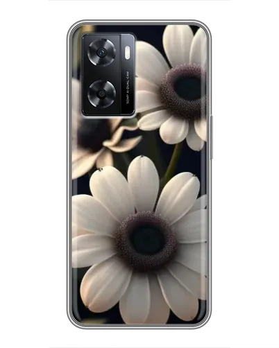 Чехол для OPPO A57s с картинкой «Белые маргаритки макро» Чехол для OPPO A57s с картинкой «Белые маргаритки макро»